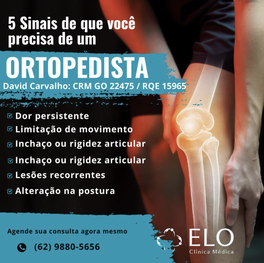 5 Sinais de que você precisa de um Ortopedista